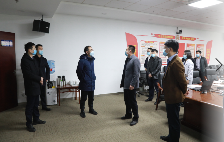 战“疫”｜upay钱包集团疫情防控事情向导小组检查指导各单位防疫事情