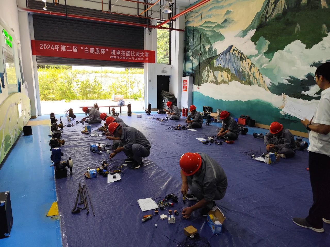 水情形公司：以赛促学提手艺